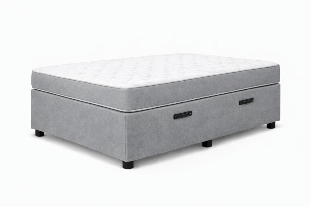 Kit Cama Box Baú + Colchão D33 Solteiro 0,88m Solteiro