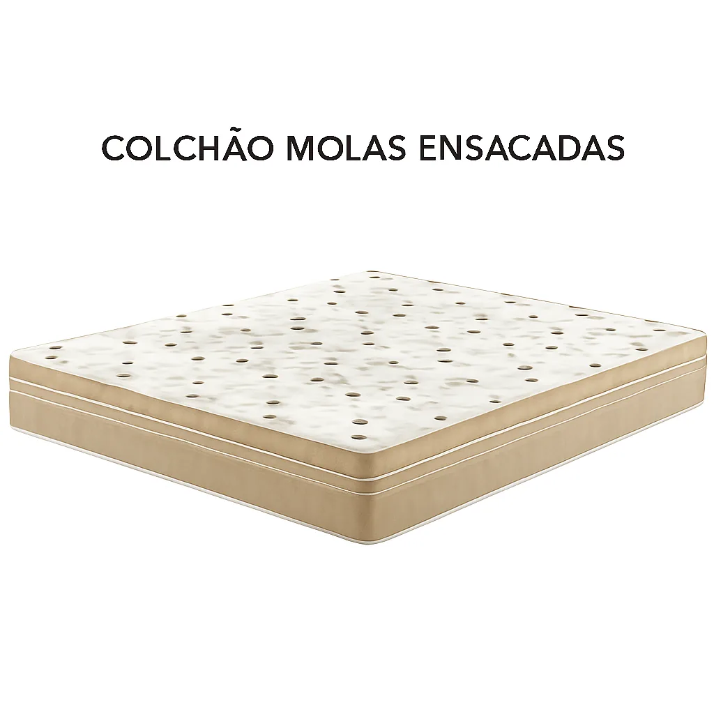 Colchão Mola Ensacada Viúva 1,28 20cm Viúva