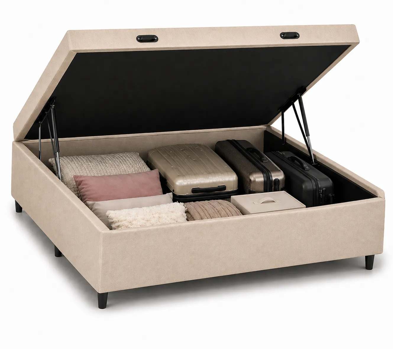 Cama Box Baú Casal 138cm Casal