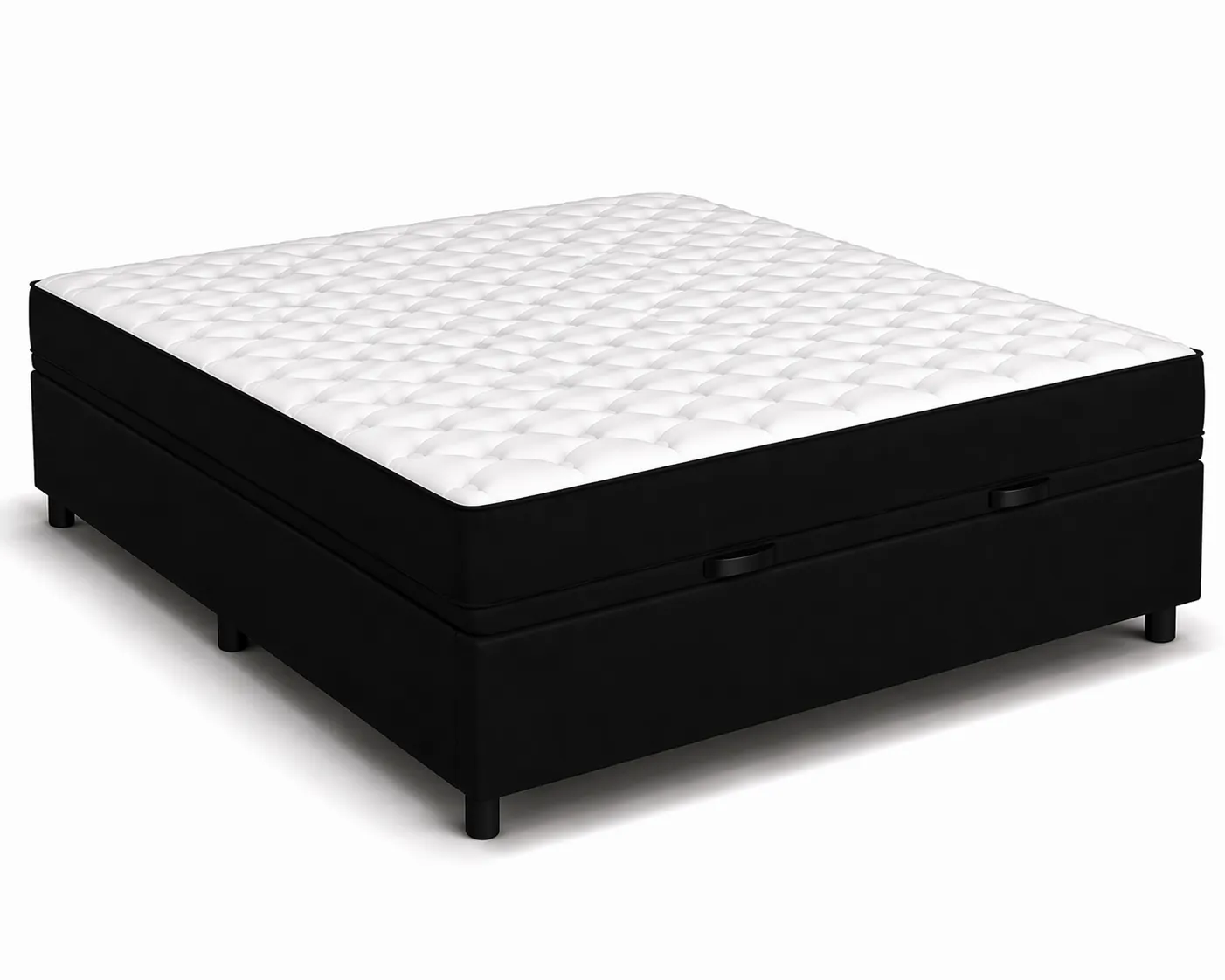 Kit Cama Box Baú + Colchão D33 Viúva 1,28m Viúva