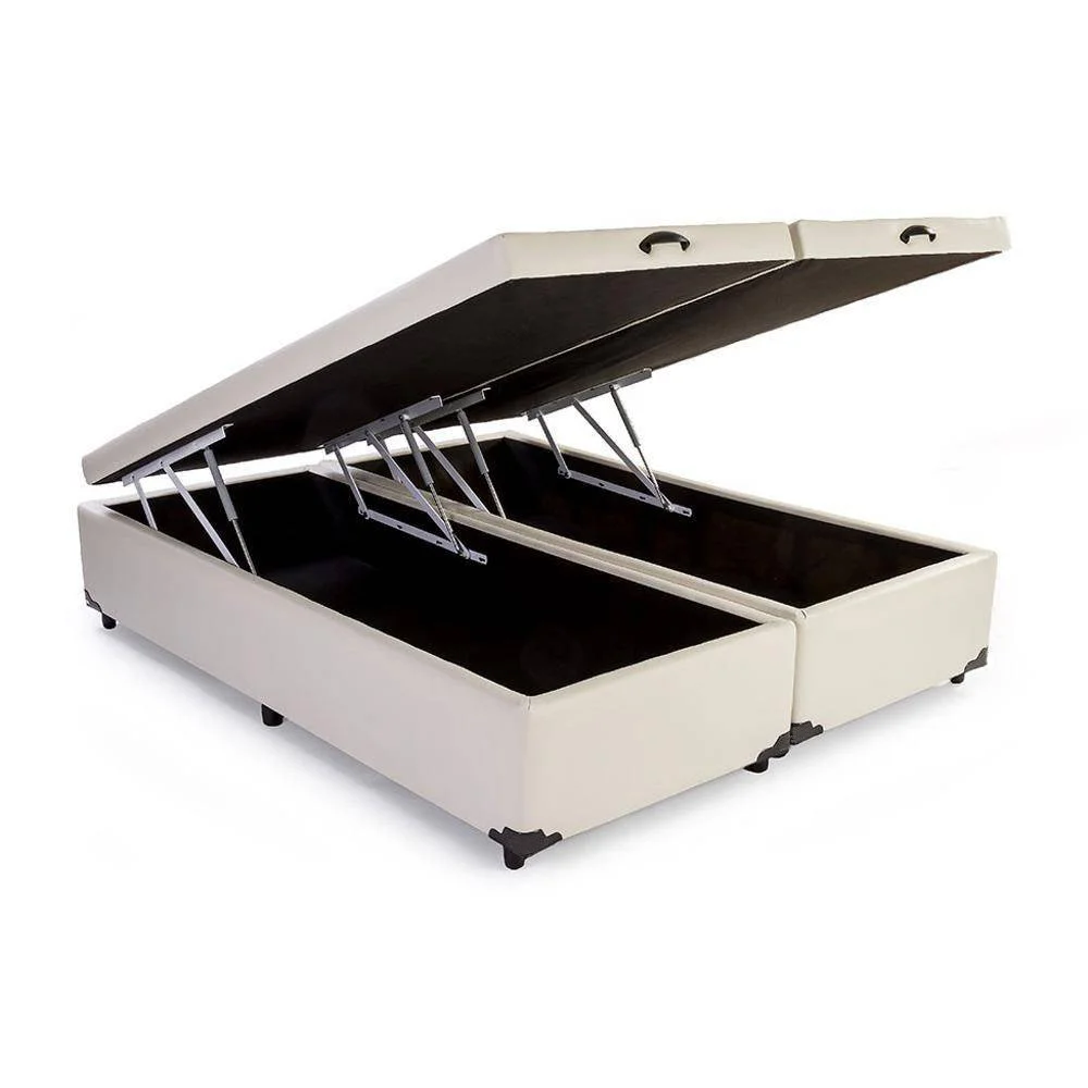 Cama Box Baú Bipartida Casal 138cm Casal